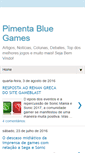 Mobile Screenshot of pimentabluegames.blogspot.com