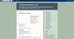 Desktop Screenshot of batterynotebook-co-uk.blogspot.com