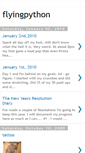 Mobile Screenshot of flyingpython.blogspot.com
