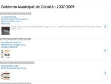 Tablet Screenshot of colotlangob0709.blogspot.com