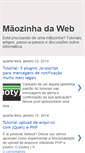 Mobile Screenshot of maozinhadaweb.blogspot.com