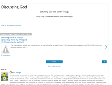 Tablet Screenshot of disussinggod.blogspot.com