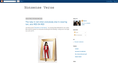 Desktop Screenshot of nonsenseverse.blogspot.com