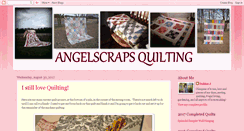 Desktop Screenshot of angelscrapsquilting.blogspot.com