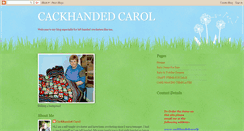 Desktop Screenshot of cackhandedcarol.blogspot.com