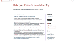 Desktop Screenshot of hatarpont.blogspot.com