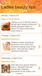 Mobile Screenshot of beauty-tips-for-ladies.blogspot.com