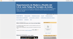 Desktop Screenshot of maderaymuebleleonfelipe.blogspot.com