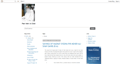 Desktop Screenshot of peermehralishah.blogspot.com