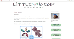 Desktop Screenshot of littlebearcompany.blogspot.com