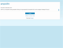 Tablet Screenshot of ampicillin-online.blogspot.com