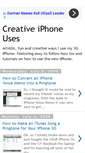 Mobile Screenshot of creativeiphoneuses.blogspot.com