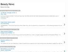 Tablet Screenshot of beautynewsblog.blogspot.com