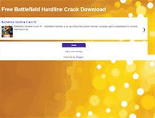 Tablet Screenshot of freebattlefieldhardlinecrackdownload.blogspot.com