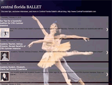 Tablet Screenshot of cfballet.blogspot.com