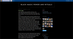 Desktop Screenshot of blackoccult.blogspot.com