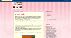 Desktop Screenshot of lillycakesanddesserts.blogspot.com