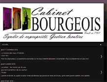 Tablet Screenshot of cabinetbourgeois.blogspot.com