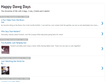 Tablet Screenshot of happydawgdays.blogspot.com