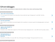 Tablet Screenshot of erhvervsbloggen.blogspot.com