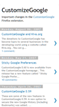 Mobile Screenshot of customizegoogle.blogspot.com