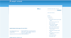 Desktop Screenshot of ampliroland.blogspot.com