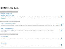 Tablet Screenshot of dotnet-codeguru.blogspot.com