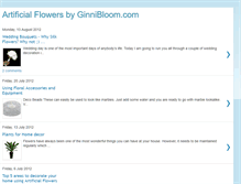 Tablet Screenshot of ginnibloom.blogspot.com