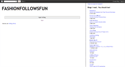 Desktop Screenshot of fashionfollowsfun.blogspot.com