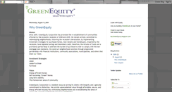 Desktop Screenshot of mygreenequity.blogspot.com