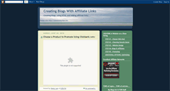Desktop Screenshot of creatingblogswithaffiliatelinks.blogspot.com