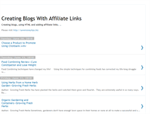 Tablet Screenshot of creatingblogswithaffiliatelinks.blogspot.com