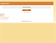 Tablet Screenshot of anjavintov.blogspot.com