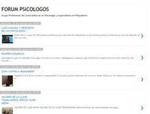 Tablet Screenshot of forum-psicologos.blogspot.com