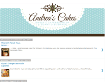 Tablet Screenshot of andreascakes.blogspot.com