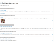 Tablet Screenshot of lifelikemanhattan.blogspot.com