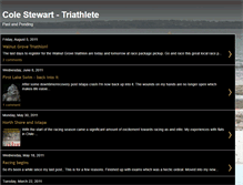 Tablet Screenshot of colestewart-triathlete.blogspot.com