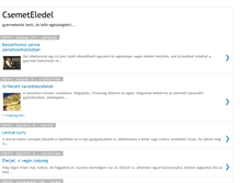 Tablet Screenshot of csemeteledel.blogspot.com