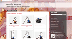 Desktop Screenshot of canister-vacuum.blogspot.com