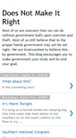 Mobile Screenshot of doesnotmakeitright.blogspot.com