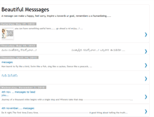 Tablet Screenshot of beautifulmesssages.blogspot.com