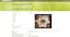 Desktop Screenshot of biomimicrykth.blogspot.com