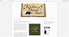 Desktop Screenshot of kristinedanielsstudio.blogspot.com