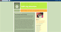 Desktop Screenshot of kalisbigadventure.blogspot.com