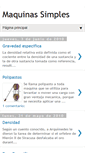 Mobile Screenshot of maquinassimplesfisica.blogspot.com