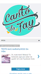 Mobile Screenshot of cantodatay.blogspot.com