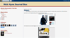 Desktop Screenshot of nickhyne.blogspot.com