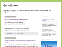 Tablet Screenshot of gosnellsnews.blogspot.com