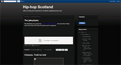 Desktop Screenshot of hiphopscotland.blogspot.com