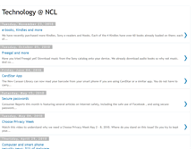 Tablet Screenshot of ncltechnology.blogspot.com